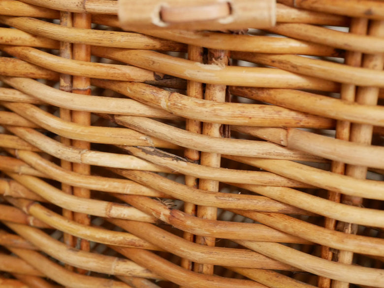 Creer/クレエのラタン脚付き収納バスケット