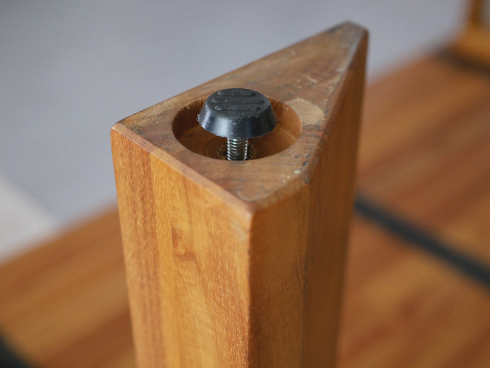 サンフラワーラタン製160cm幅チークダイニングテーブル