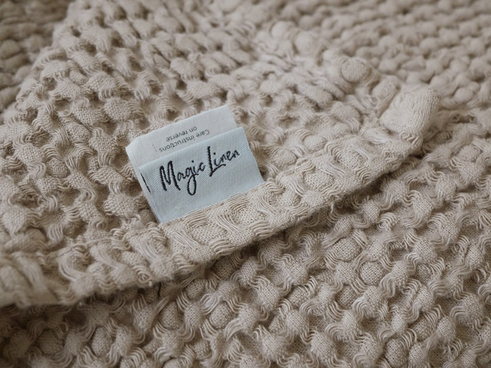 Magic Linen】ワッフルブランケット 【受注生産品】｜【公式】ひなた