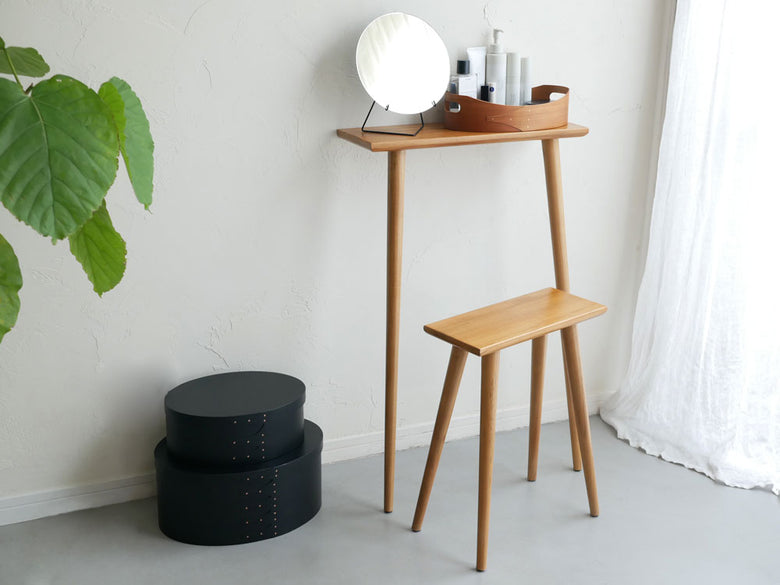 Comore Sunのチーク立てかけコンソールテーブル