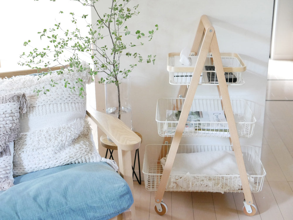 MashリヴキャリーバスケットワゴンMの全体画像