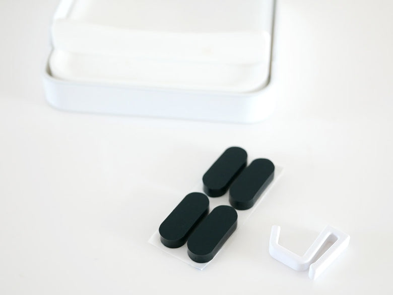 シルバー耐熱トレー付きヘアアイロンスタンド