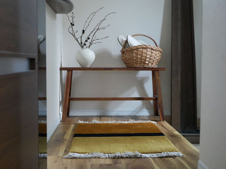 アデペシュ製ペルウールラグ600、アートカラー