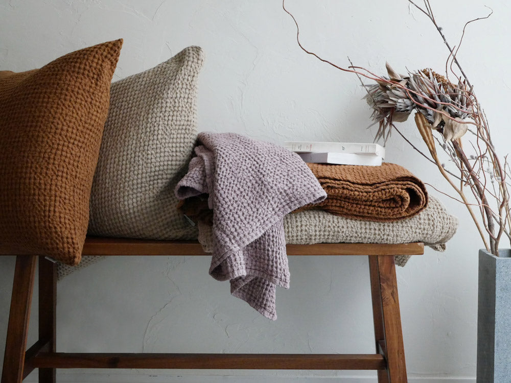 Magic Linen】ワッフルブランケット 【受注生産品】｜【公式】ひなた