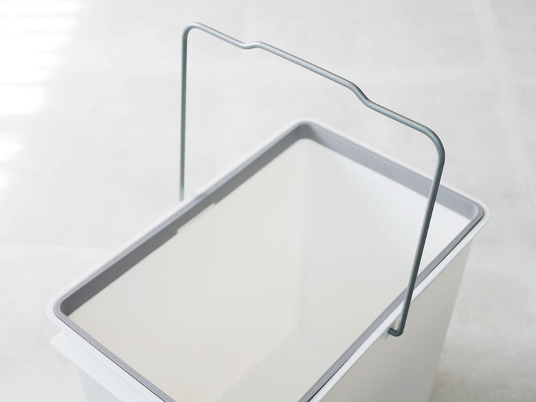 ライクイット フロントオープントラッシュビン ホワイト