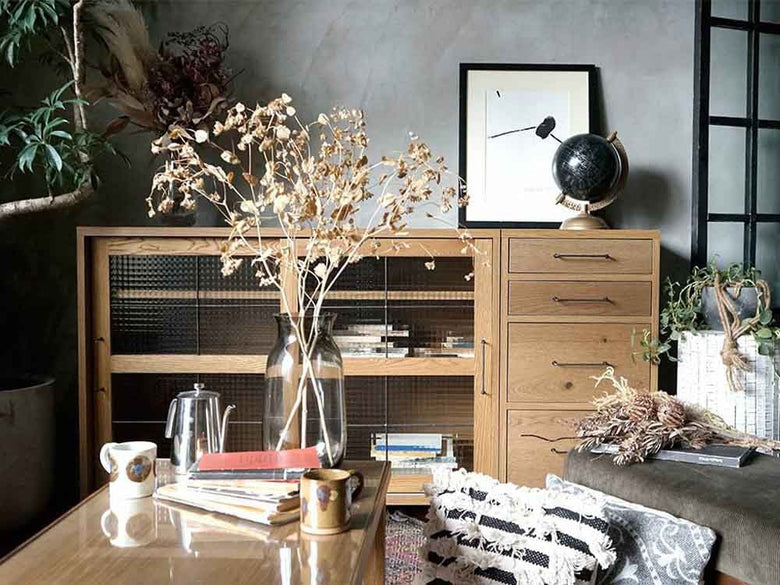 アデペシュのオーク突板スマートドロワー