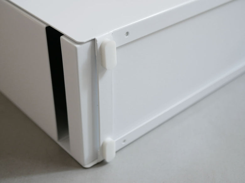 towerのスチール製隠せる調味料ラック、引き出し付き