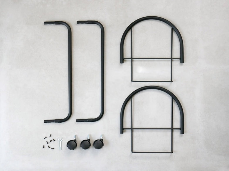 like-itの鉄製2段ランドリーバスケット