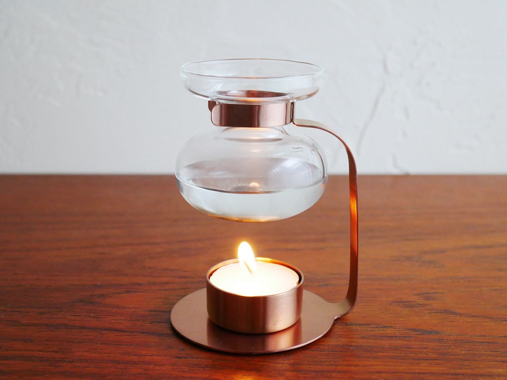 キントーの銅製アロマオイルウォーマーセット