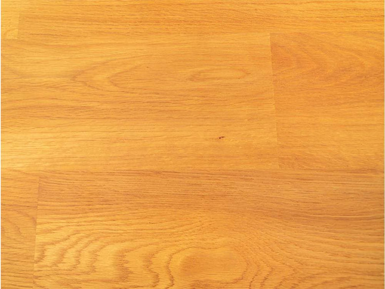 アデペシュのオーク突板とアイアン脚のラウンドダイニングテーブル