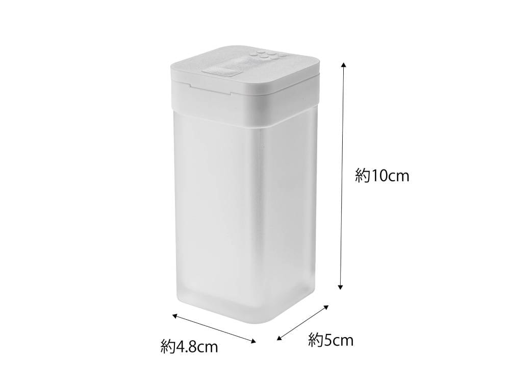 黒色マグネット付きスパイスボトル