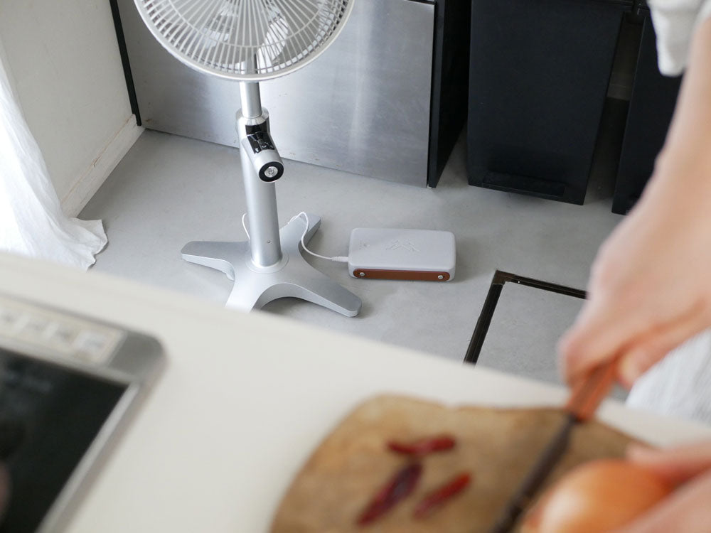 【Kamomefan/カモメファン】やわらかい風を届けるKamomefan+c lite2(上下自動首振りモデル)