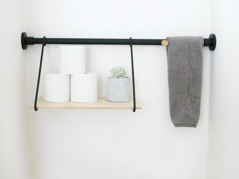 ドローアラインのテンションロッドと付属棚のセット