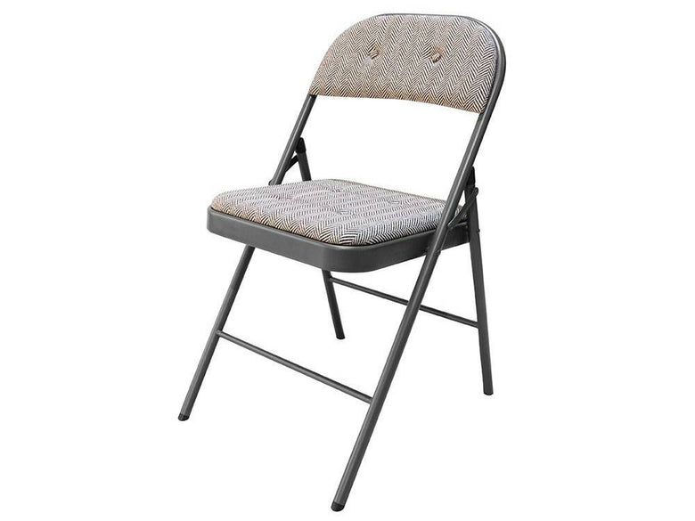 アデペシュのグレー折りたたみチェア