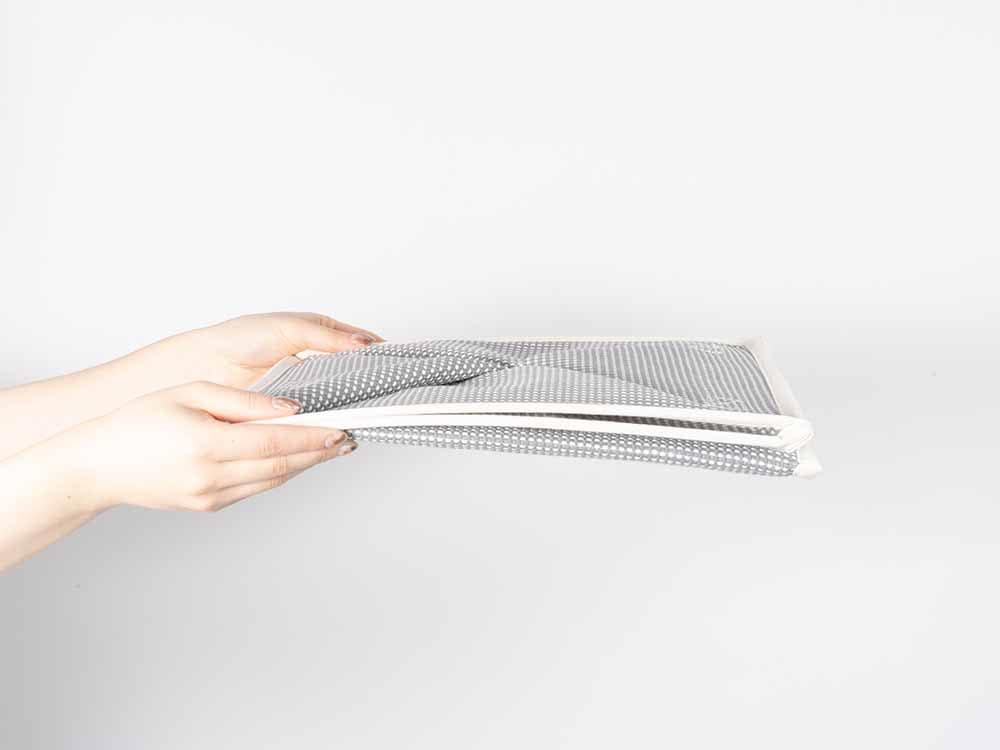 PiatToピアットのシルバーメッシュバスケット