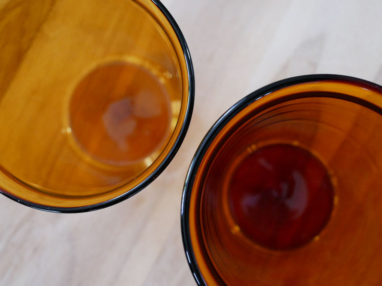 KINTO/キントー CAST AMBERのガラスジャグとグラス