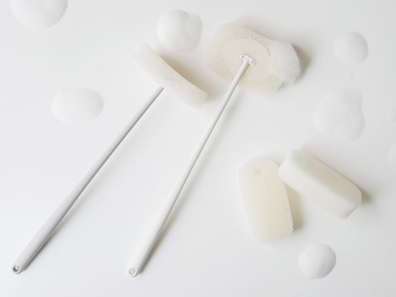 マーナ製の日本製お風呂用ポリウレタンスポンジ