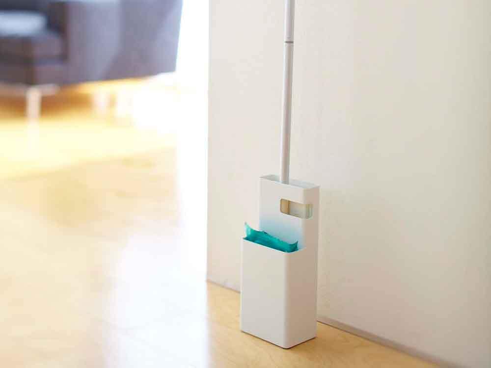 DuOデュオのフローリングワイパースタンドとモップ