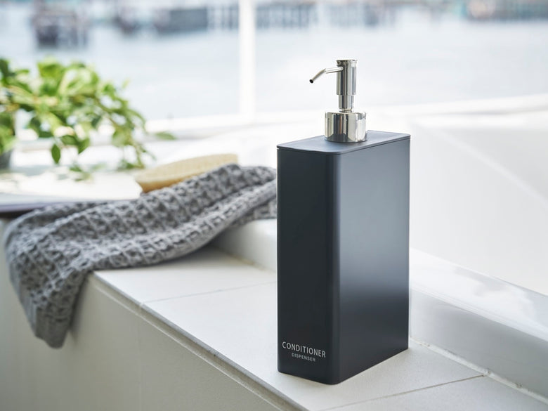 山崎製タワー型スクエアスリムツーウェイディスペンサー