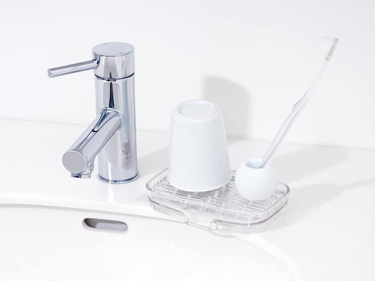 シンクに設置されたライクイットのシンクキャディ