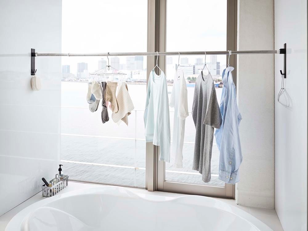 タワー マグネット物干しホルダー2個セット