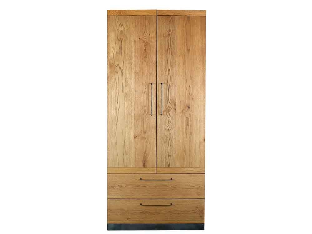 a.depecheのオーク無垢2ドアワードローブ