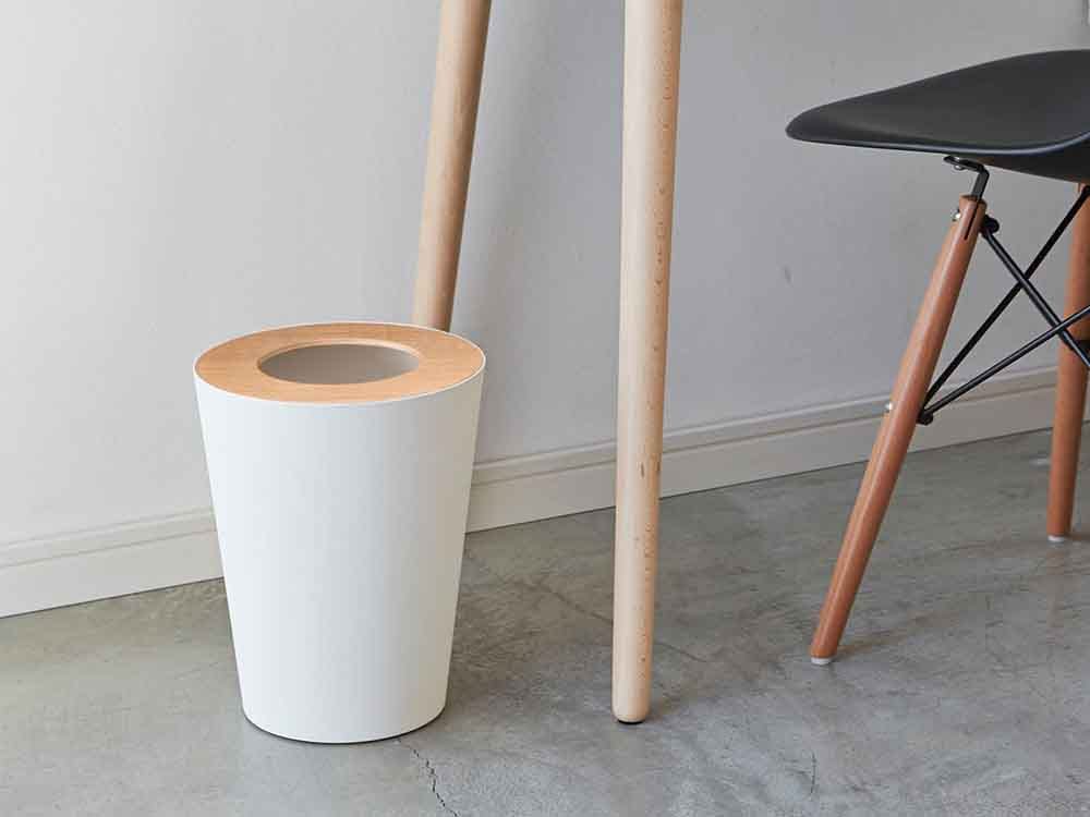 YAMAZAKI/Rin製天然木トラッシュカン