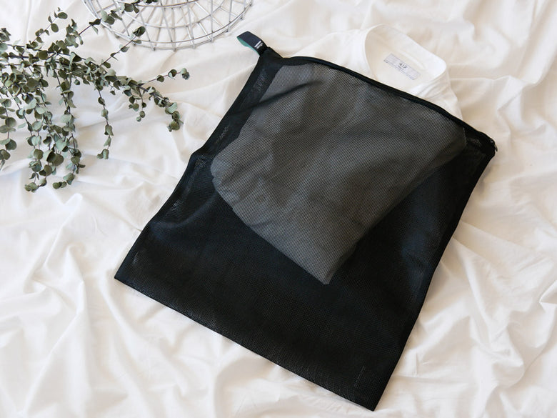 sarasa designのポリエステル製リバーシブルメッシュランドリーネット