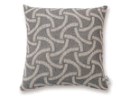ポッシュリビングのグレーとシルバーのデザインクッションカバー