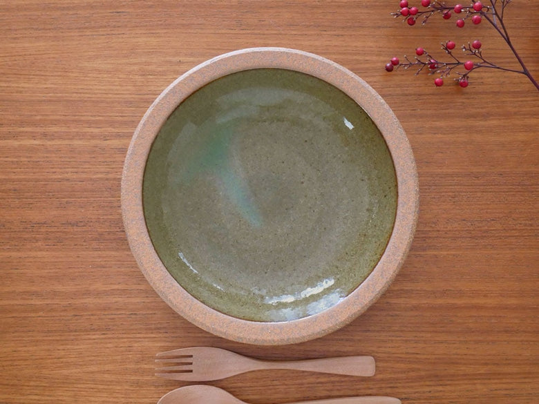 adepecheアデペシュのOTOHA私のプレート、陶器製