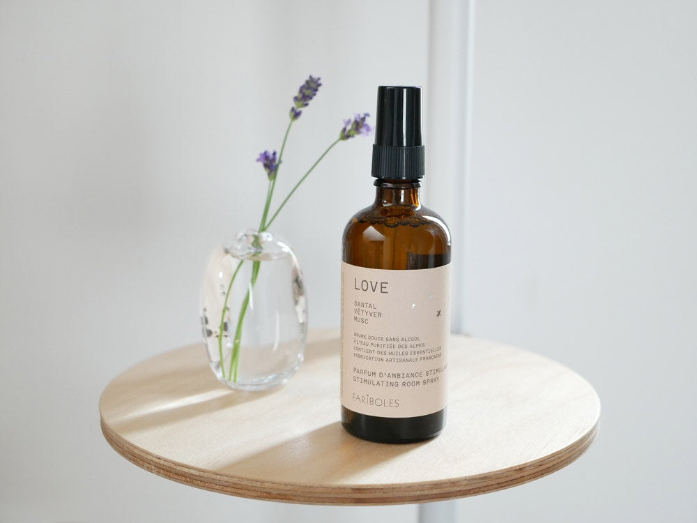 FARIBOLES バランシングルームミスト100mlガラスボトル