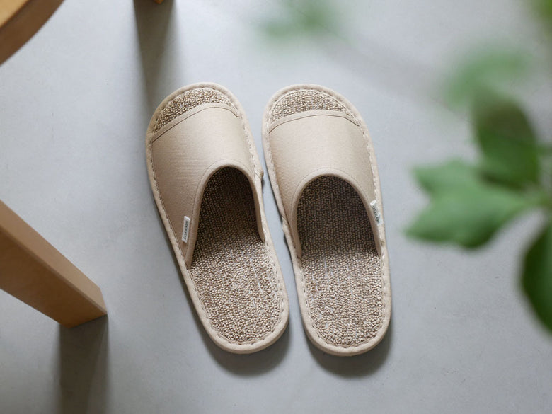 ささ和紙100％使用のエスパドリーユスリッパ