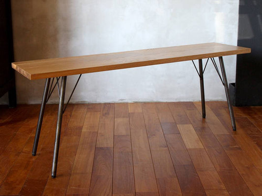 ブラウン木製アデペシュソウベンチ