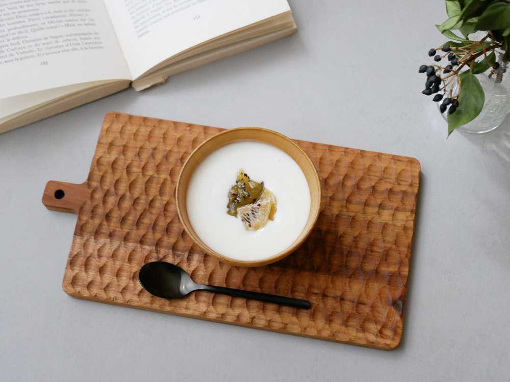 角田清兵衛商店のナツメ材シフォンスープボール