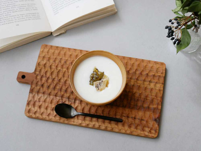 角田清兵衛商店のナツメ材シフォンスープボール