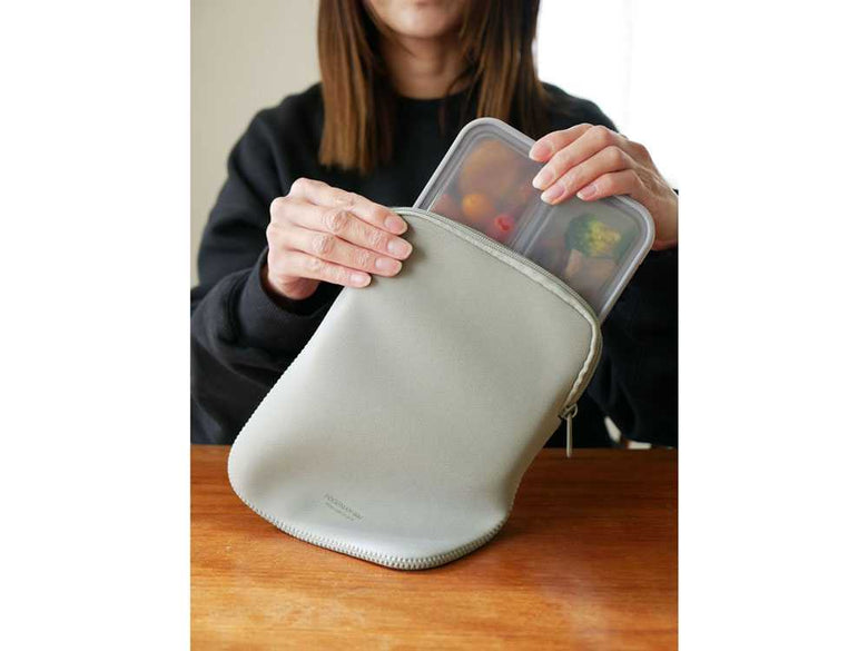 【CB JAPAN/シービージャパン】薄型弁当箱 抗菌フードマン + ケース + 箸 3点セット