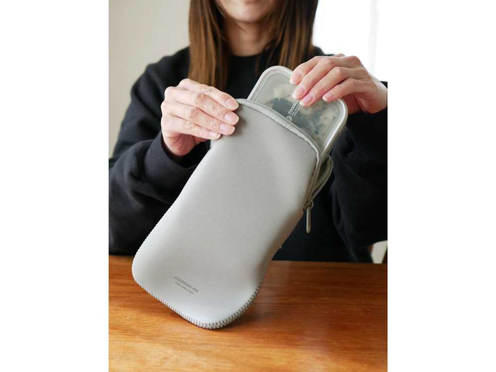 【CB JAPAN/シービージャパン】薄型弁当箱 抗菌フードマン + ケース + 箸 3点セット