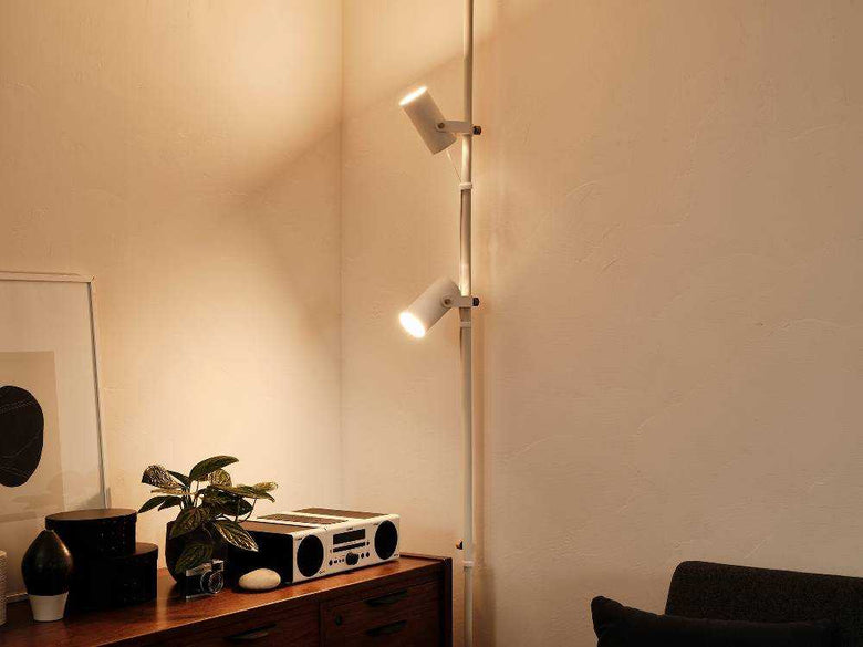 ドローアライン025スポットライト、縦方向取付