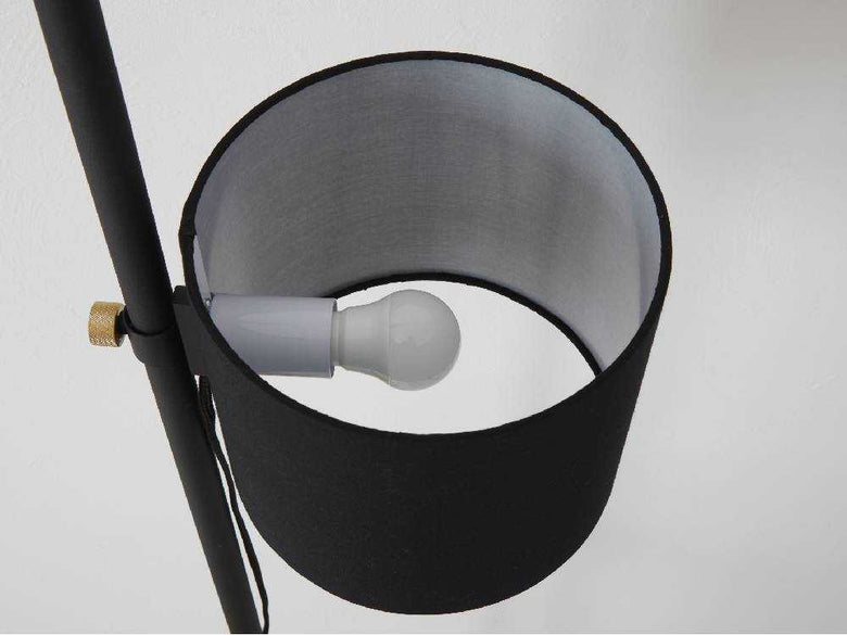 DRAW A LINE 026縦型布ランプ 黒色