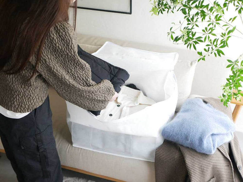 BIFUKUPACKの洗濯保管宅配サービスの様子