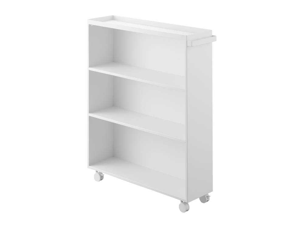 ハンドル付き隠せるタワー型コミックラック