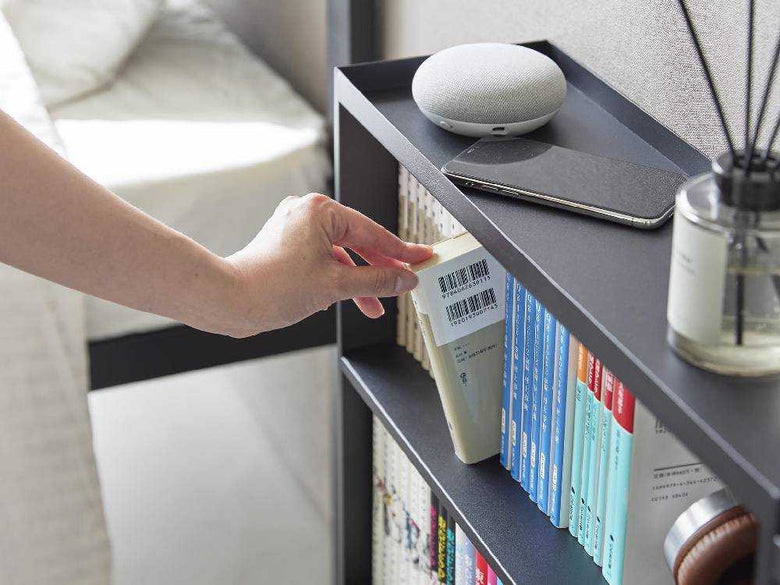 タワー型ハンドル付き隠せるコミックラック