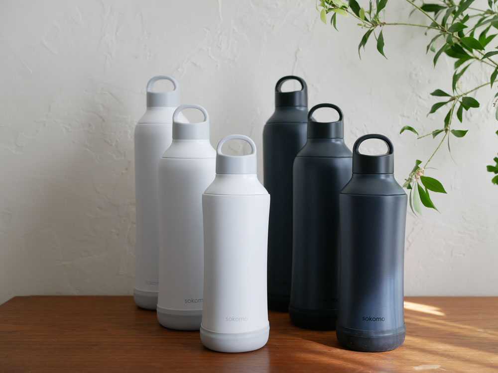 そこまで洗えるソコモの水筒とボトルキャップ