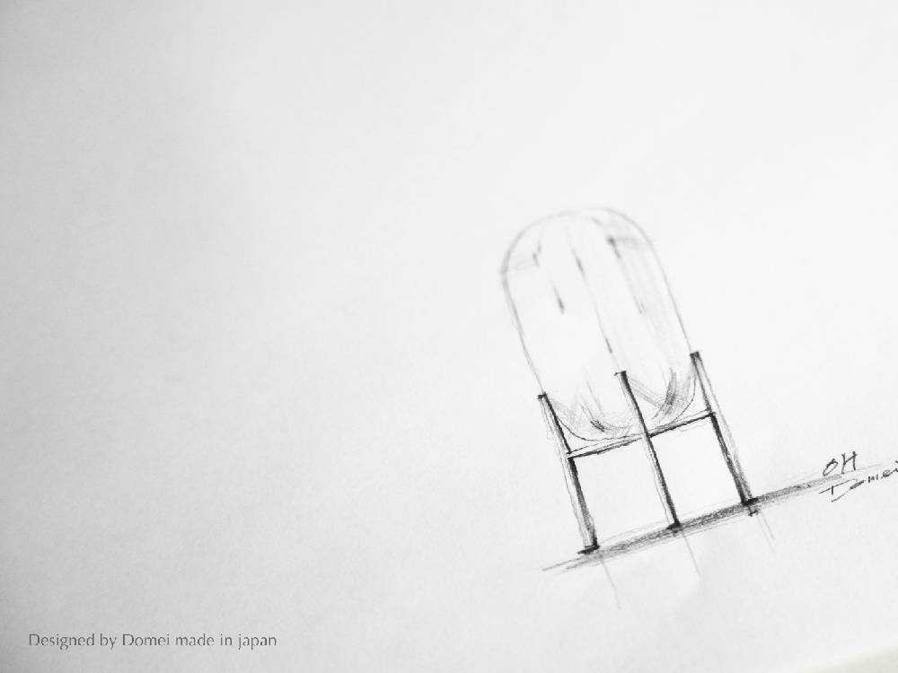 スチールと越前和紙のDI CLASSEテーブルランプ