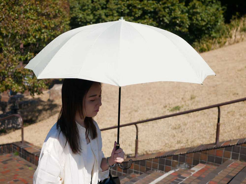 マーナのベルトなし日傘 シェードブラック