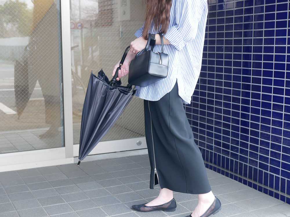 マーナベルト無し黒色日傘 Shupatto