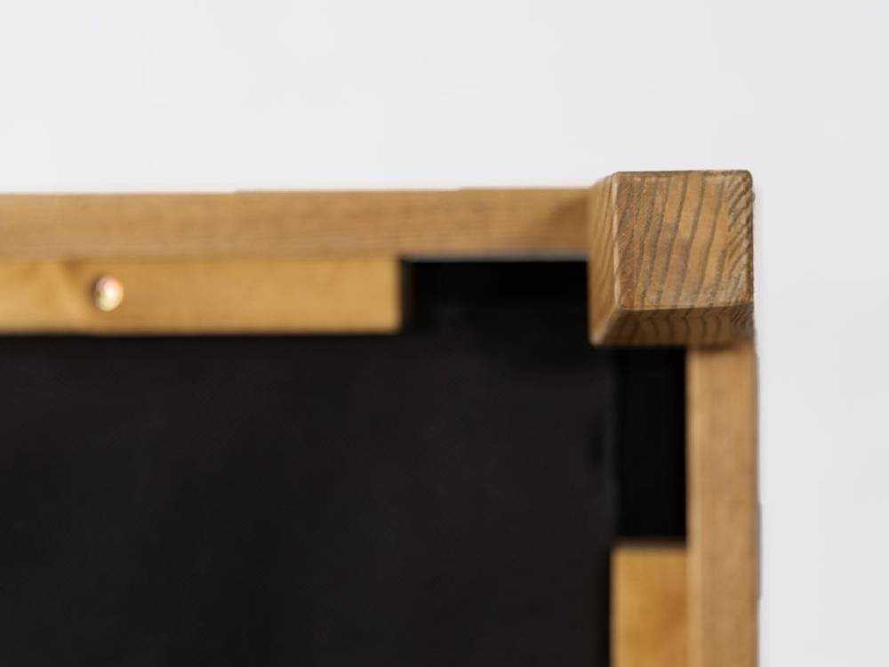 アッシュ材オイル塗装のブロックマルチ用木製ウッドベース