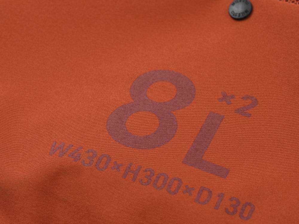 オレンジ色のミレスト圧縮パッキングオーガナイザー