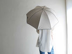 グレーのビコーズ晴雨兼用傘