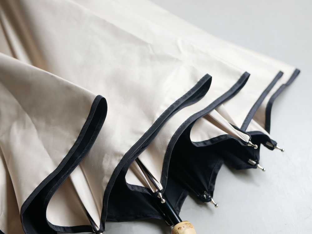 ポリエステル生地とシルバー骨のビコーズ傘